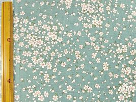 サザンクロスプリント「桜吹雪」ライトブルー