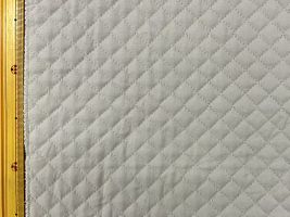 くすみかわいいキルティング無地ミストグレー