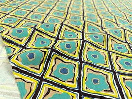 コットンこばやし 綿麻キャンバスプリント「ヒシガタ・ダマスク」_拡大イメージ