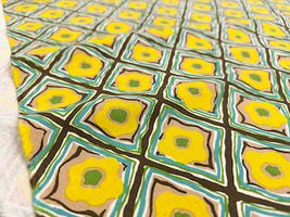 コットンこばやし 綿麻キャンバスプリント「ヒシガタ・ダマスク」_拡大イメージ