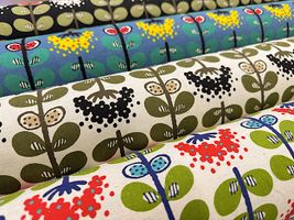 コットンこばやし 綿麻キャンバスプリント「ぺんぺん草」_拡大イメージ