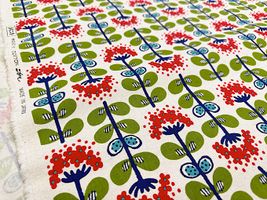 コットンこばやし 綿麻キャンバスプリント「ぺんぺん草」_拡大イメージ