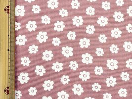 オックスプリント フルレットプチくすみピンク