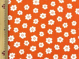 オックスプリント フルレットプチオレンジ