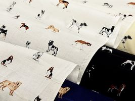 コッカファブリック 60ローンプリント「イヌ図鑑」_拡大イメージ