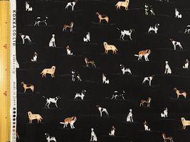 コッカファブリック 60ローンプリント「イヌ図鑑」_拡大イメージ