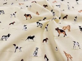 コッカファブリック 60ローンプリント「イヌ図鑑」_拡大イメージ