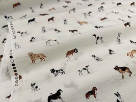 コッカファブリック 60ローンプリント「イヌ図鑑」_拡大イメージ