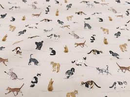 コッカファブリック 60ローンプリント「ネコ図鑑」_拡大イメージ