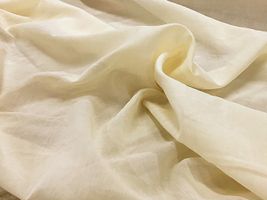 広幅ふんわりコットンシフォンアイボリー