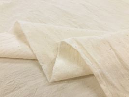 トリプルワッシャー加工キャンブリック「羽衣木綿」生成(綿かす残し)