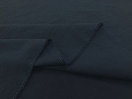 トリプルワッシャー加工キャンブリック「羽衣木綿」ネイビー