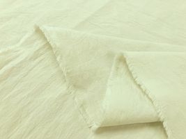 トリプルワッシャー加工キャンブリック「羽衣木綿」くすみアイボリー