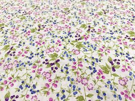 コッカファブリック 60ローンプリント「花と木の実」_拡大イメージ