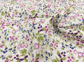 コッカファブリック 60ローンプリント「花と木の実」_拡大イメージ