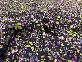 コッカファブリック 60ローンプリント「花と木の実」_拡大イメージ