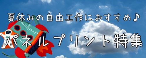 夏休みの自由工作におすすめ!リアルなパネルプリントをご紹介!