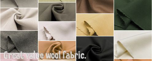 お買い得なウール生地をご紹介♪